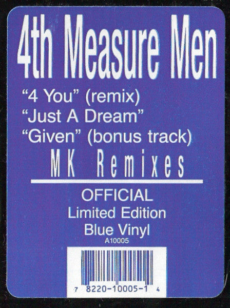 4th Measure Men : 4 You (12", Ltd, Blu)
