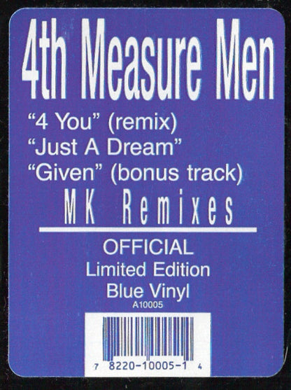 4th Measure Men : 4 You (12", Ltd, Blu)