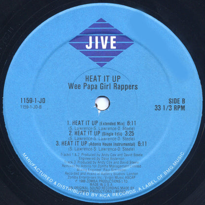 The Wee Papa Girl Rappers* : Heat It Up (12")