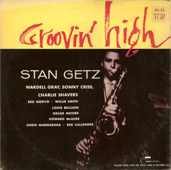 Stan Getz : Groovin' High (LP, Mono)