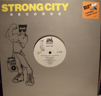 Busy Bee : Express / I Don't Play (12", Promo)