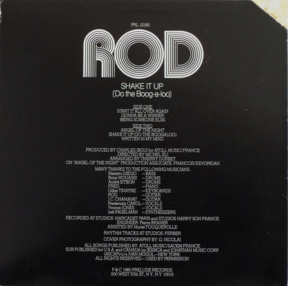 Rod : Shake It Up (Do The Boog-a-loo) (LP, Album, Promo)