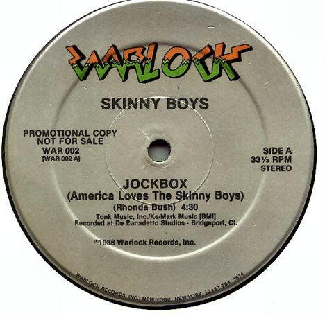 Skinny Boys : Jockbox / Feed Us The Beat (12", Promo)