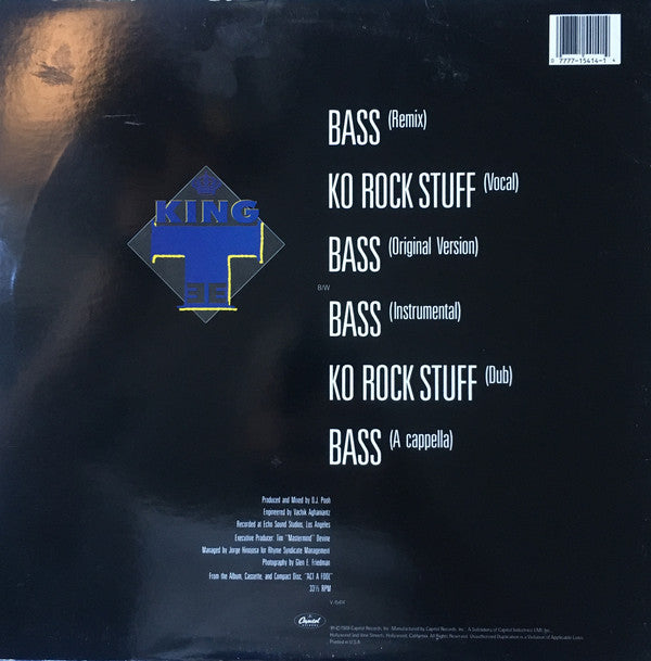 King Tee : Bass / Ko Rock Stuff (12")