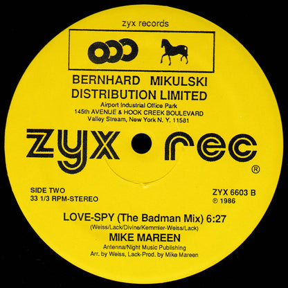 Mike Mareen : Love-Spy (12")