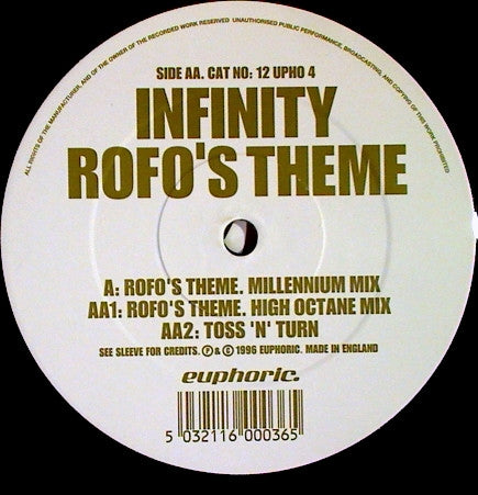 Infinity (10) : Rofo's Theme (12")