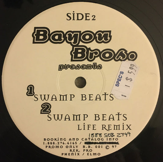 The Bayou Bros : Swamp Beats Original And Life Remix (12", Promo)