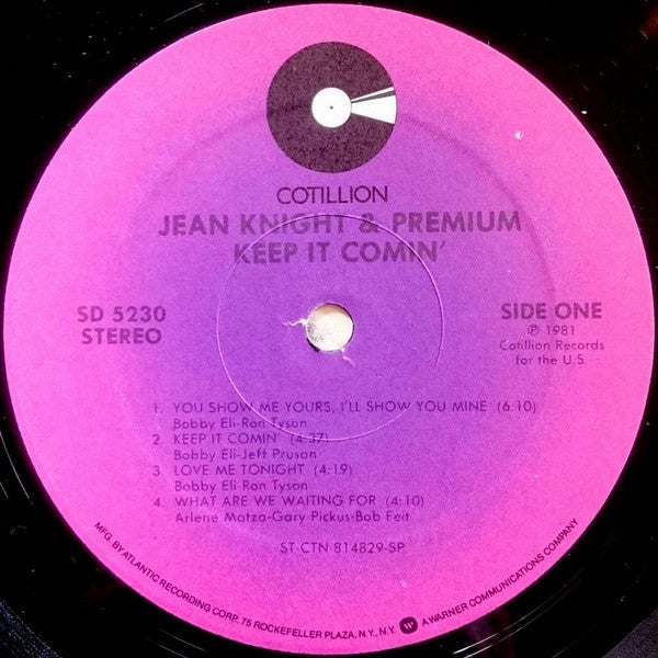 Jean Knight & Premium : Keep It Comin' (LP, Album, SP )