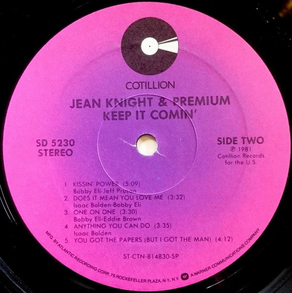 Jean Knight & Premium : Keep It Comin' (LP, Album, SP )