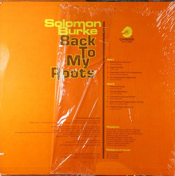 Solomon Burke : Back To My Roots (LP, Album)