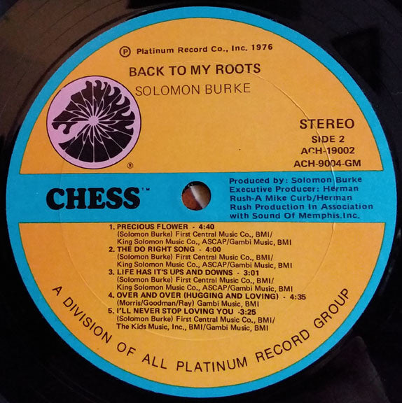 Solomon Burke : Back To My Roots (LP, Album)