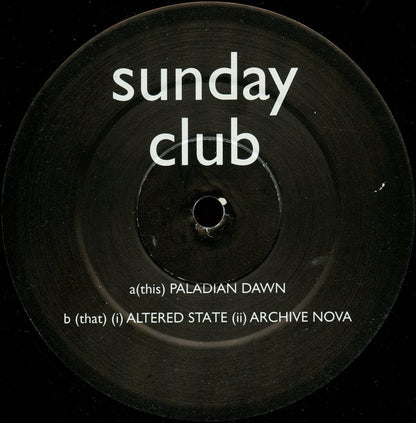 Sunday Club : Paladian Dawn (12")