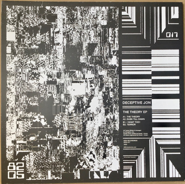 Deceptive Jon : The Theory E.P. (12", EP, Whi)