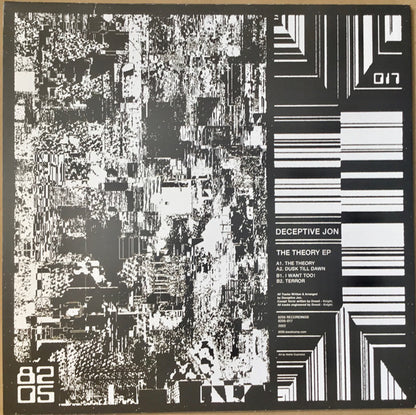 Deceptive Jon : The Theory E.P. (12", EP, Whi)