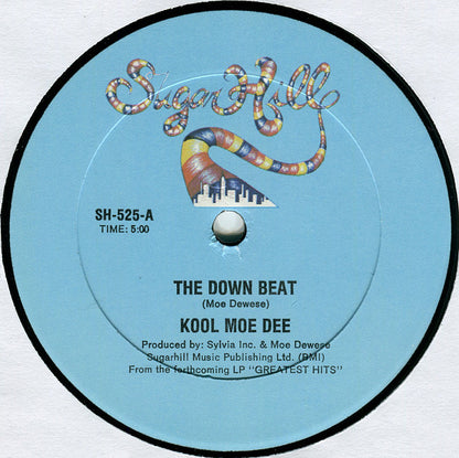 Kool Moe Dee : The Down Beat / Christmas Rap (12")