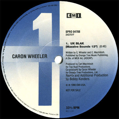 Caron Wheeler : UK Blak (12", Promo)