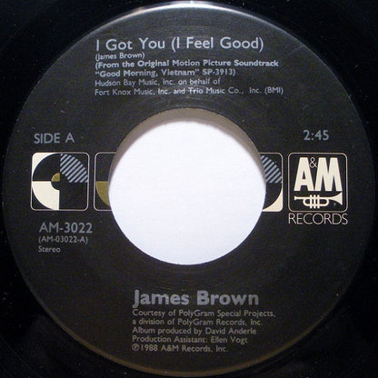 James Brown / Martha Reeves & The Vandellas : I Got You (I Feel Good) / Nowhere To Run (7", Single)