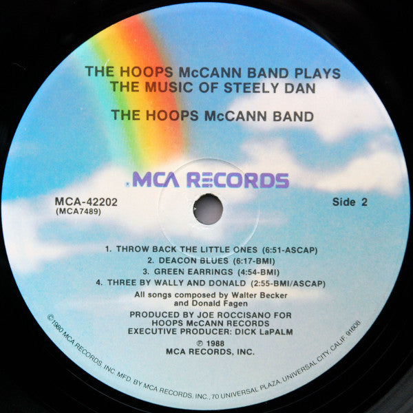 The Hoops McCann Band : Plays The Music Of Steely Dan (LP, Album, Pin)