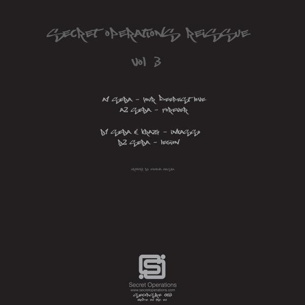 Seba : Secret Operations Reissue Vol. 3 (12", Comp)