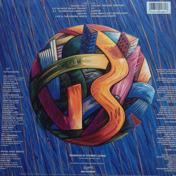The Crusaders : Life In The Modern World (LP, Album, Glo)