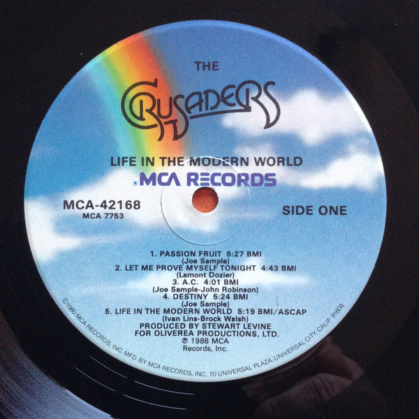 The Crusaders : Life In The Modern World (LP, Album, Glo)