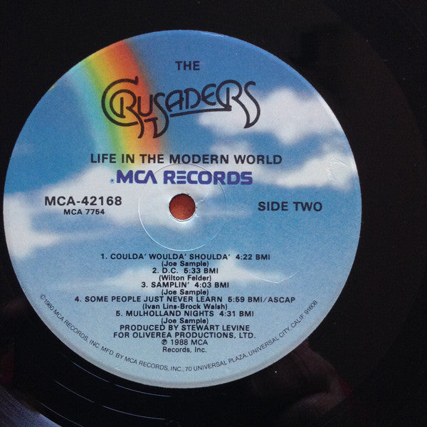 The Crusaders : Life In The Modern World (LP, Album, Glo)