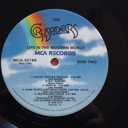 The Crusaders : Life In The Modern World (LP, Album, Glo)