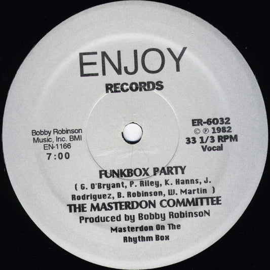 The Masterdon Committee : Funkbox Party (12")