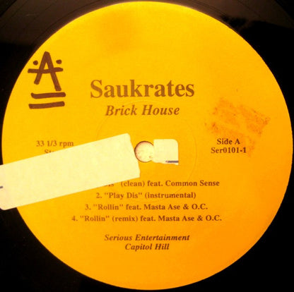 Saukrates : Brick House (12")