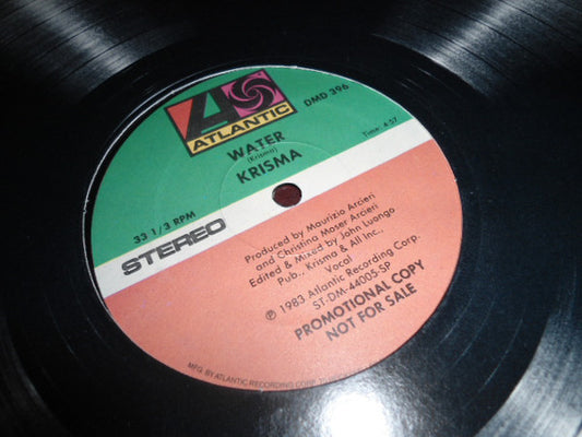 Krisma : Many Kisses / Water (12", Promo)