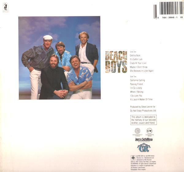 The Beach Boys : The Beach Boys (LP, Album, Pit)