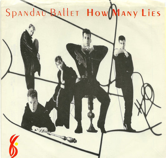 Spandau Ballet : How Many Lies (7", Single, Styrene)