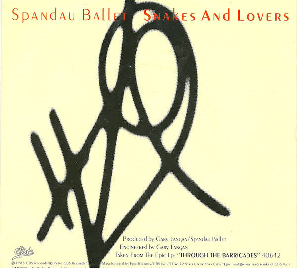 Spandau Ballet : How Many Lies (7", Single, Styrene)