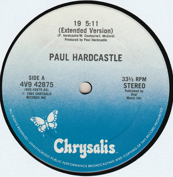 Paul Hardcastle : 19 (12", Single, Pit)