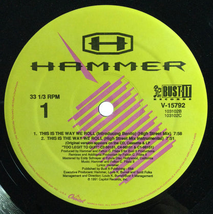Hammer* : This Is The Way We Roll (12", Gen)