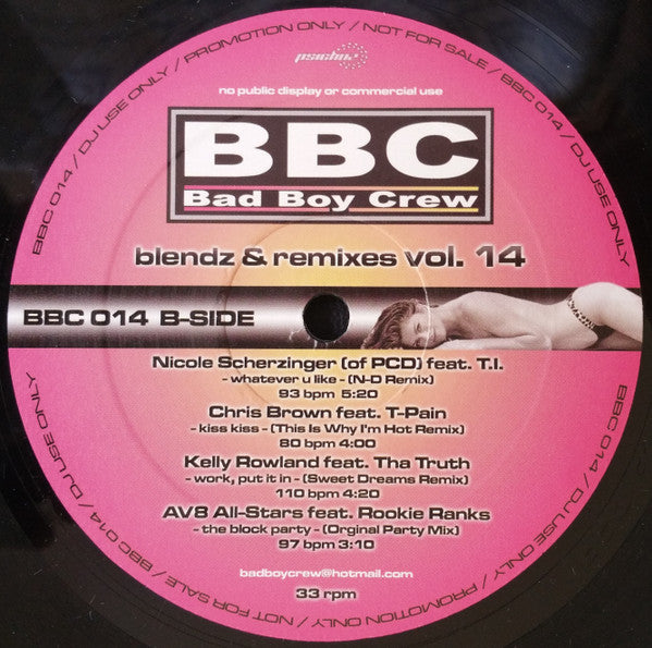 Various : Blendz & Remixes Vol. 14 (12", Promo)