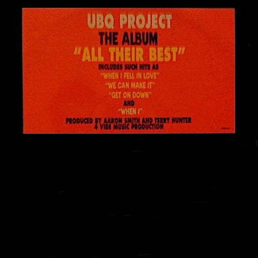 UBQ Project : All Their Best (2x12", Album, Comp, Ltd, Red)