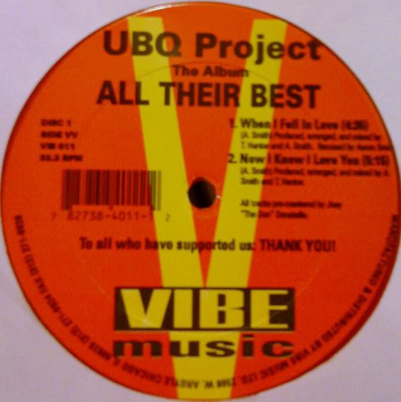 UBQ Project : All Their Best (2x12", Album, Comp, Ltd, Red)