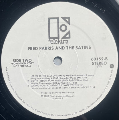 Fred Parris & The Satins* : Fred Parris And The Satins (LP, Album, Promo, Spe)