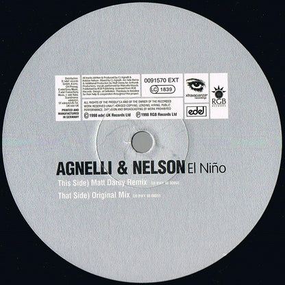 Agnelli & Nelson : El Niño (12")
