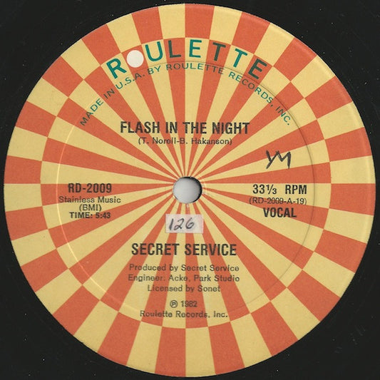 Secret Service : Flash In The Night (12")