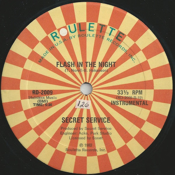 Secret Service : Flash In The Night (12")