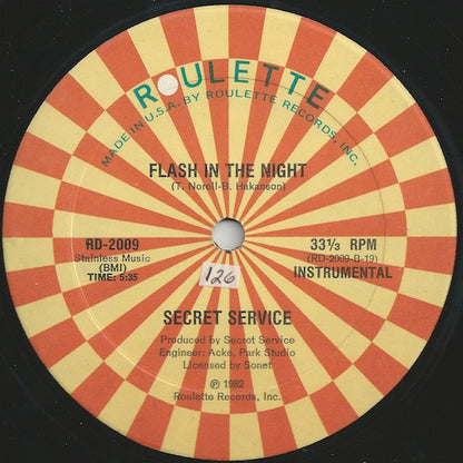 Secret Service : Flash In The Night (12")