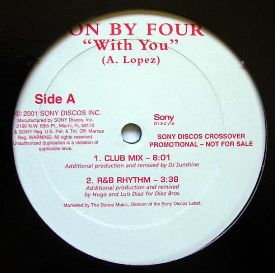 Son By Four : With You (12", Promo)