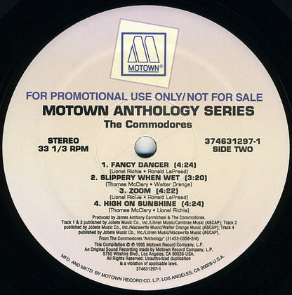 Gladys Knight And The Pips / Rare Earth / Commodores : The Motown Anthology Series (LP, Comp, Promo)