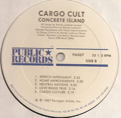 Cargo Cult (3) : Concrete Island (LP, Album)