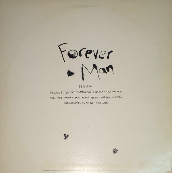 Eric Clapton : Forever Man (12", Promo)