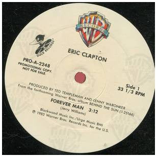 Eric Clapton : Forever Man (12", Promo)