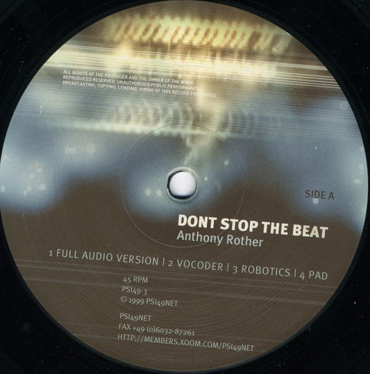 Anthony Rother : Don't Stop The Beat (12")