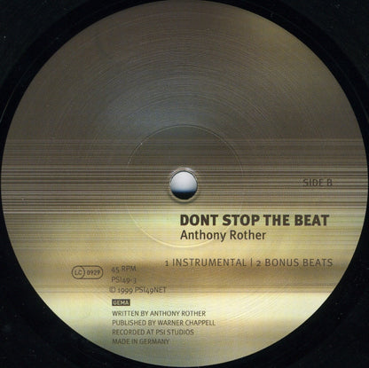 Anthony Rother : Don't Stop The Beat (12")